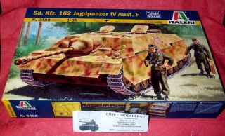 WWII deutscher german Sd.Kfz. 162 Jagdpanzer IV Ausf. F 135 Italeri