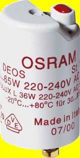 Osram Schnell Starter DEOS ST 171 ST171 18 65W 220V Einzelschaltung