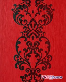 EDEM 178 24 wallpaper art baroque ornament red black