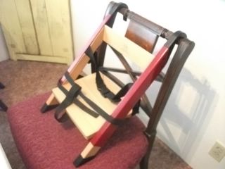 DANISH MODERN ART FURNITURE denmark childs booster high chair vtg