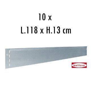 Rasenkante Metall 10 er Set 118 x 13 cm 10094