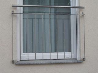 Geländer, französischer Balkon, Edelstahl 171 x 100 cm