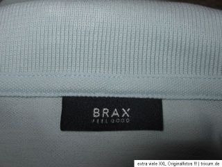 Top gepflegtes hellblaues BRAX feel good Baumwoll Polo Shirt in Gr