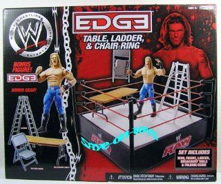 WWE   Wrestling Ring   RAW   EDGE & TABLE   LADDER CHAIR & Ring mit