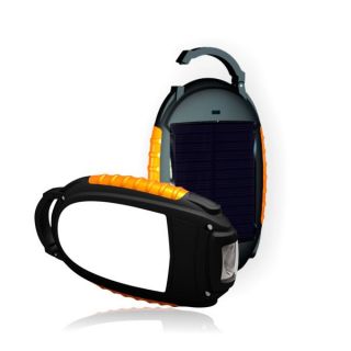 Solar LED Flashlight Camping Lantern Lamp Light SOS Charger for Mobile