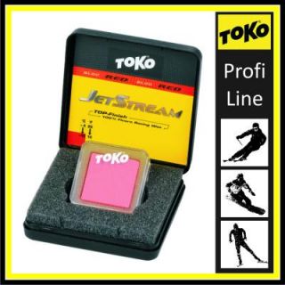 Toko 100% Fluor Skiwachs Jetstream Bloc rot  4/ 10 20gr