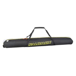 Skisack Skitasche für 2 Paar Ski 195 Ski Bag schwarz gelb