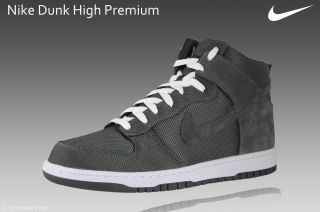 Nike Dunk High Premium Gr.46 Schuhe hi exclusive Sneaker grau 408174