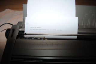 Elektronische Schreibmaschine   Panasonic   Electronic Typewriter KX