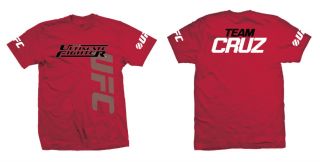 Ultimate Fighter TUF 15 Team Dominick Cruz Red UFC T shirt New