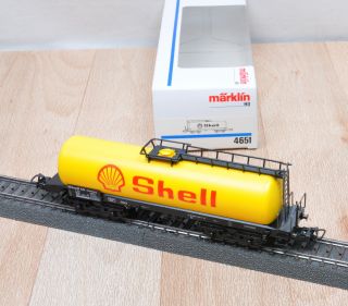 Märklin 4651 Kesselwagen Shell der DB 4 achsig / Unbespielt/ OVP