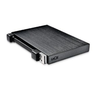 1TB LaCie Rikiki USB2. 0 tragbare Festplatte schwarz
