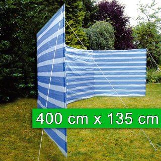 / Windschutz für Strand & Garten 400 x 135 cm Garten