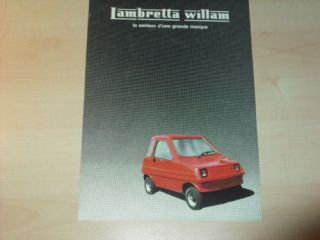 25690) Lambretta Willam France Prospekt 198?