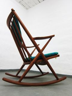 TEAK ROCKER SCHAUKELSTUHL BRAMIN FRANK REENSKAUG 60s