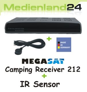 Megasat 212 Camping Sat Receiver 12V/ 220V + IR Sensor