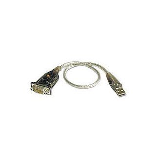 Aten UC 232A Konverter USB Seriell USB A/Stecker   DB9/Stecker 0.35 m