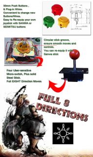 Fighting Stick Arcade Joystick Street Fighter IV PC PS3