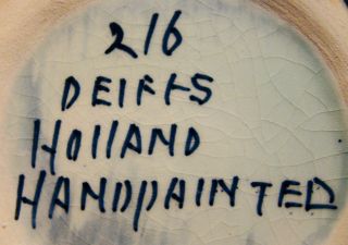Delft Keramik Holland Delfter Vase handgemalt