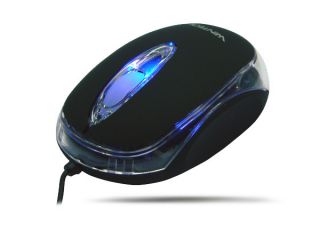 Schwarz/Black PC/Notebook/Laptop Mini USB Optische Maus Optical Mouse