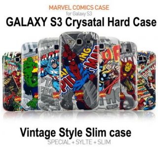 Samsung galaxy S3 4g LTE Marvel Hero vintage case cover