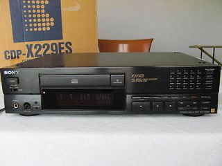SONY CDP X229 ES Single CD Player in the Original Box ( Near Mint )