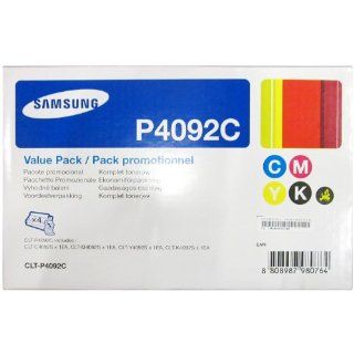 Samsung CLT P4092C/ELS Toner Rainbowkit, 1.500 Seiten schwarz, 1.000