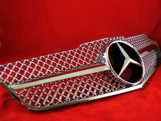 C207 A207 W207 Mercedes E Coupe AMG look Kuehlergrill Grill Chrom Inkl