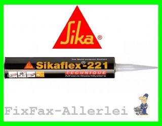 Sikaflex 221   300ml Kartusche weiß weiss 14,60€/L