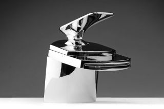 NEU Wasserhahn Wasserfall Design Armatur Bad Küche Waschtisch Luxus X