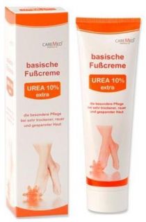 2x caremed basische Fußcreme 10% Urea extra 150 ml/100ml 5,33