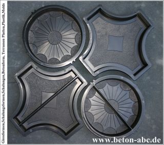 Schalungsformen für dekorative Beton/ Terrassen Platten Nr.215