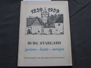 Heimat Heft Burg Stargard b. Neubrandenburg 1959