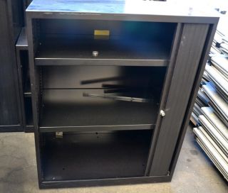 Rolladenschrank Sideboard Aktenschrank Büroschrank B 80 H 100 T 47 cm