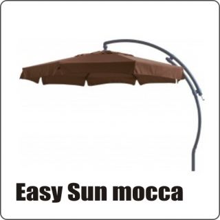 Sun Garden Easy Sun Premium 350/8 mocca Ampelschirm NEU