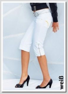 4Wards trendige Capri Jeans Weiss (152) Bekleidung