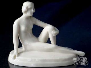 SITZENDE DAME ART DECO KARL ENS Porzellan German figurine 229