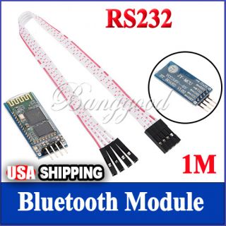 Arduino Wireless Serial 4 Pin Bluetooth RF Transceiver Module RS232 w