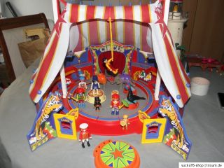 Playmobil Nr. 4230 + 4231   Zirkus   Großes Zirkuszelt mit LED Portal