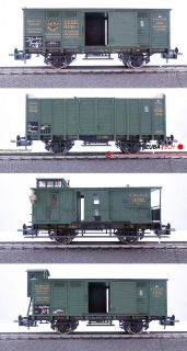 3x geschlossener Güterwagen Aproz der SBB, Kunststoff H0 GS / 237
