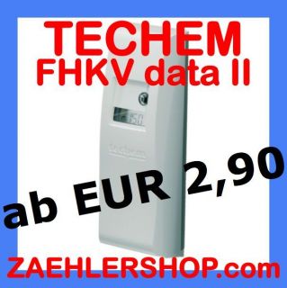 TECHEM E HKV F HKV data II elektronischer Heizkostenvert eiler inkl