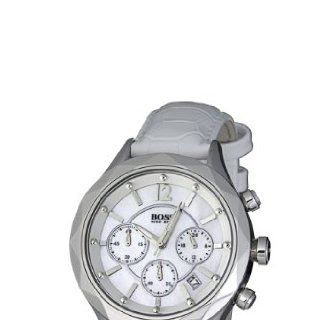 Hugo Boss Damen Armbanduhr Ladies Iconic Chronograph Leder 1502167