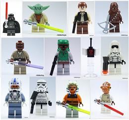 LEGO® STAR WARS™ 12 TOP Figuren Yoda Vader Boba uvm.