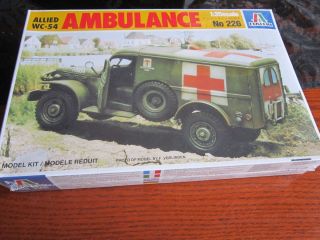 RAR ALLIED WC 54 AMBULANCE, ITALERI No. 226 1/35 ****