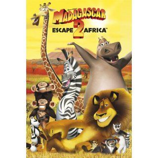 Poster Madagaskar 2   Casr   Madagascar alle Charaktere Tiere