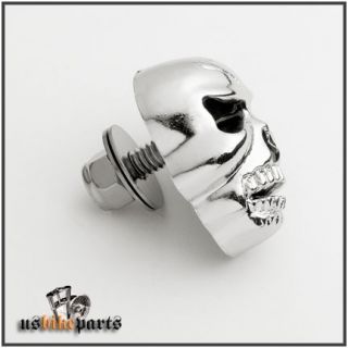 40 mm Totenkopf Skull Kennzeichen Schrauben Harley neu