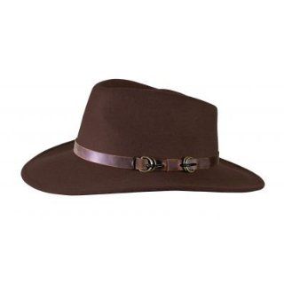 Da*Vi*De Borsalino Fedora Stil Hut Padua, Filzhut, handgefertigt, Made