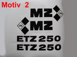 MZ ETZ 250 Logo Aufkleber Emblem ets DDR ES TS