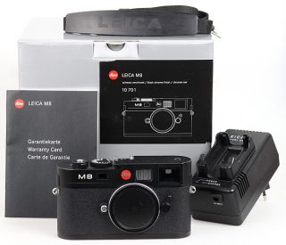 Leica M8 M 8 10 3 MP BODY Gehaeuse TOPZUSTAND boxed komplett deutsch