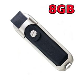 8GB Leder USB 2.0 Stick Flash Drive Highspeed8 GB m. Samsung Chip NEU